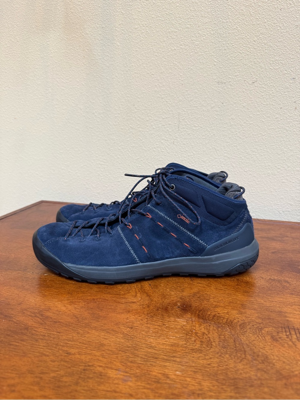 Mammut Hueco Low GTX Approach Hiking Climbing Shoes Blue Mens Size 12